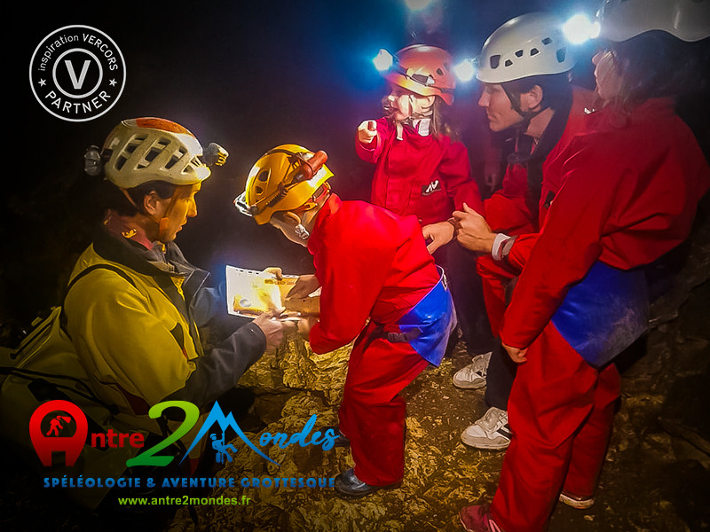 Antre 2 Mondes, Spéléologie Vercors