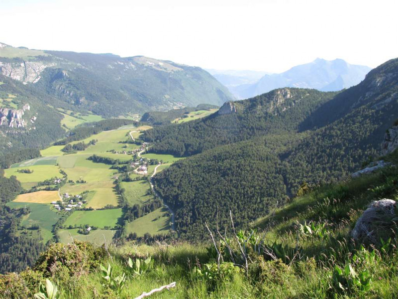 Paysages: vue de la Combe de St Nizier.