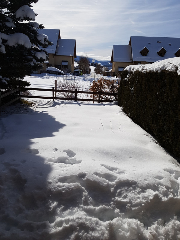 Jardin enneigé Jardin enneigé