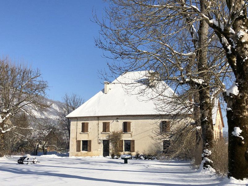 Gîte des 4 Pans sous la neige