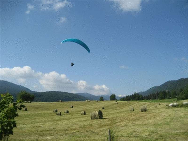 vue de la terrasse du gîte