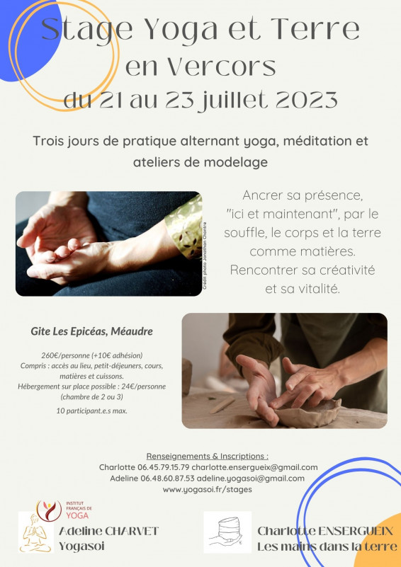 stage yoga et terre