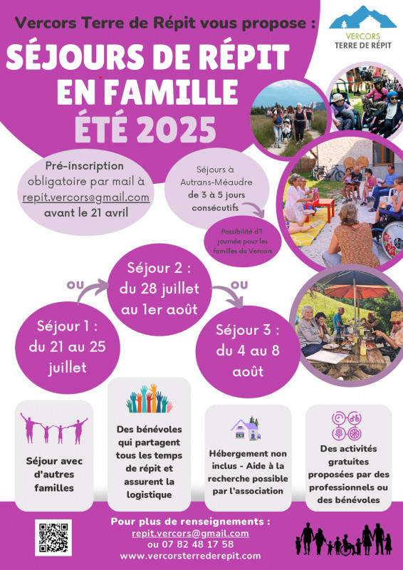 Séjours de répit en famille_Autrans-Méaudre en Vercors Séjours de répit en famille_Autrans-Méaudre en Vercors