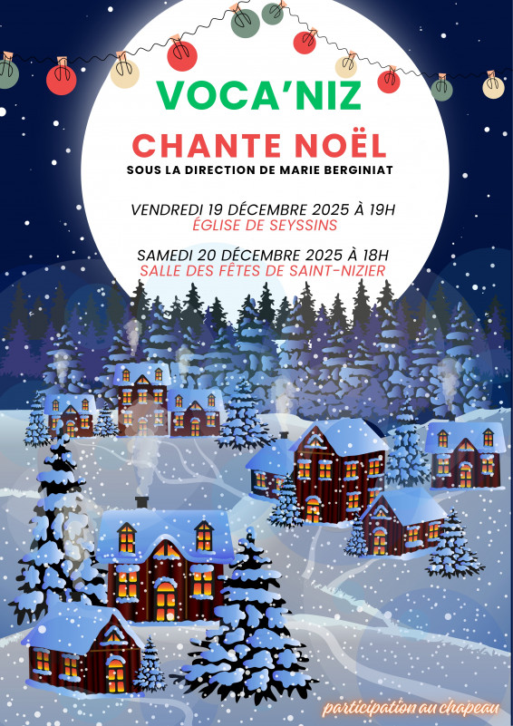 Vocaniz Chante Noël_Saint-Nizier-du-Moucherotte Vocaniz Chante Noël_Saint-Nizier-du-Moucherotte