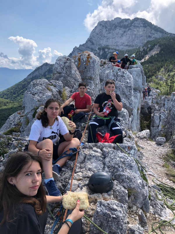 Pic Nic en haut de la voie