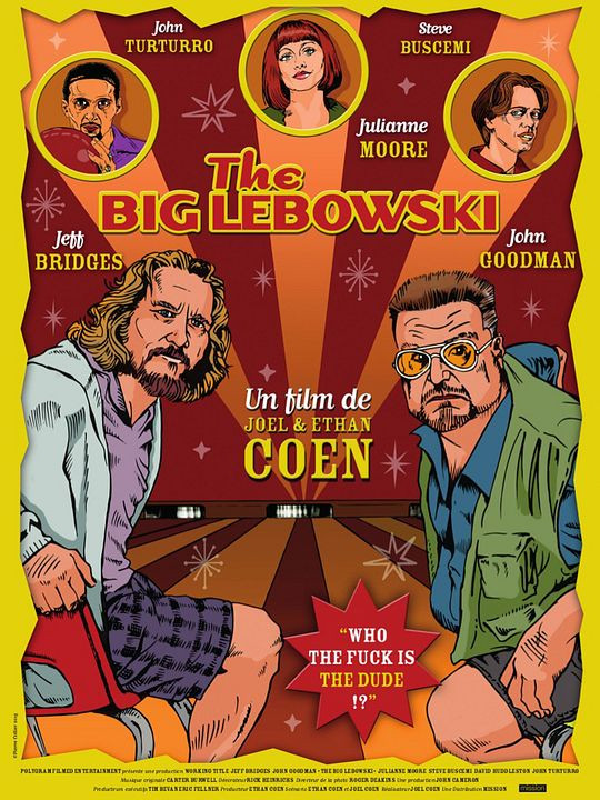 The Big Lebowski affiche The Big Lebowski affiche