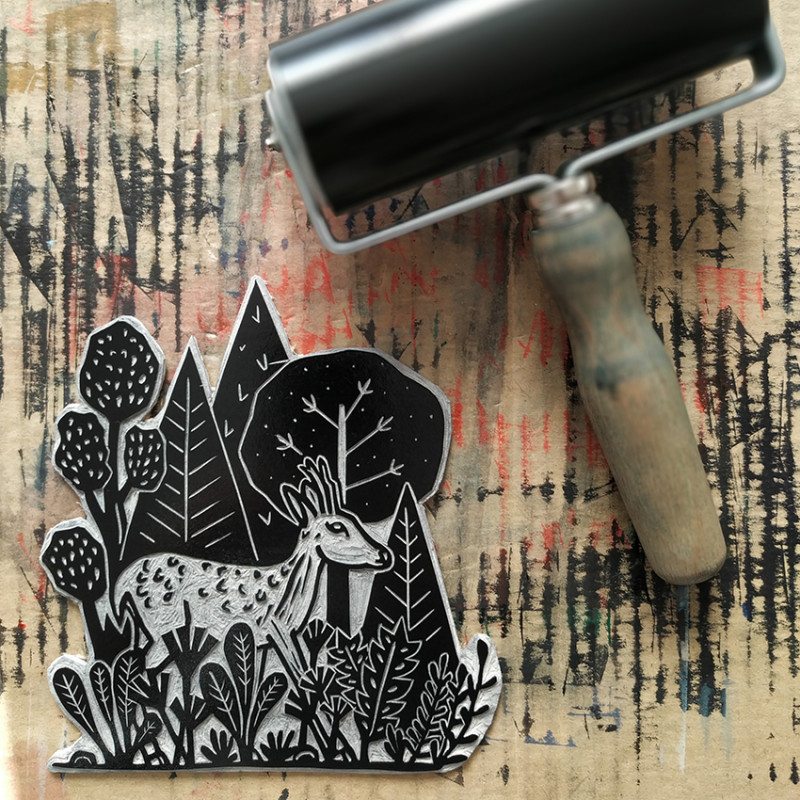 linogravure Sabrina Pelloux-Prayer