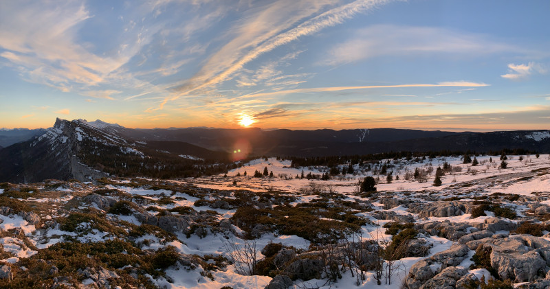 Sortie hivernale sur l'Espace Naturel Sensible des Ramées_Lans-en-Vercors - © OTI Vercors Sortie hivernale sur l'Espace Naturel Sensible des Ramées_Lans-en-Vercors