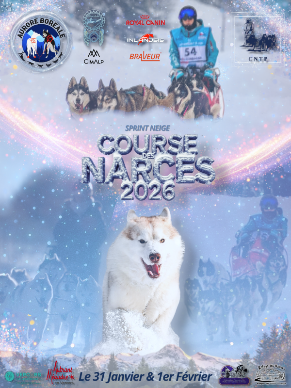Course de chiens de traîneaux aux Narces_Autrans-Méaudre en Vercors