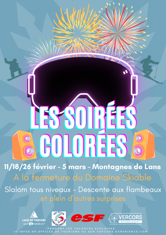 Soirée Colorée - Descente aux Flambeaux_Lans-en-Vercors Soirée Colorée - Descente aux Flambeaux_Lans-en-Vercors