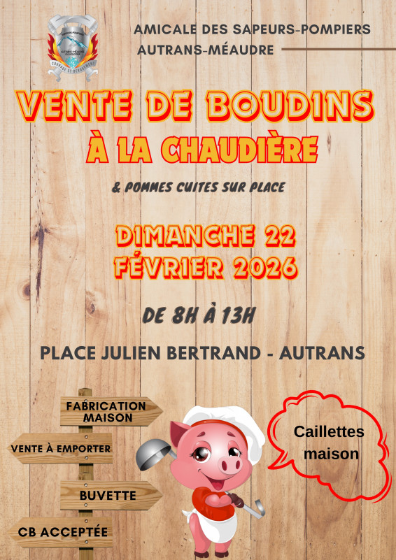 Vente de boudins_Autrans-Méaudre en Vercors