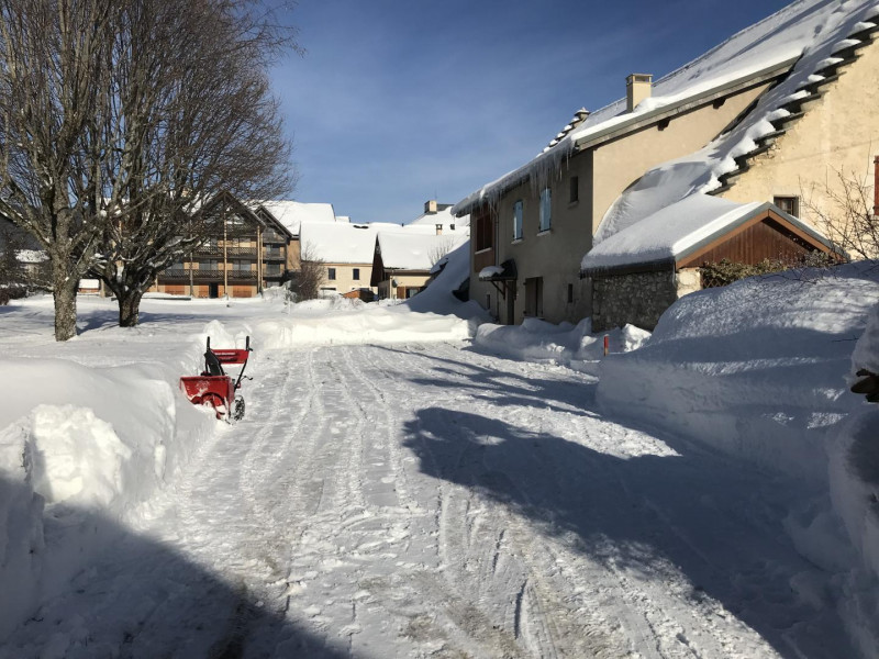 Parking privé déneigé