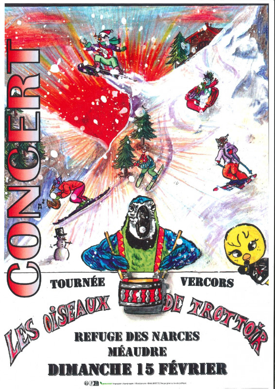 Concert Les Oiseaux de Trottoir_Autrans-Méaudre en Vercors