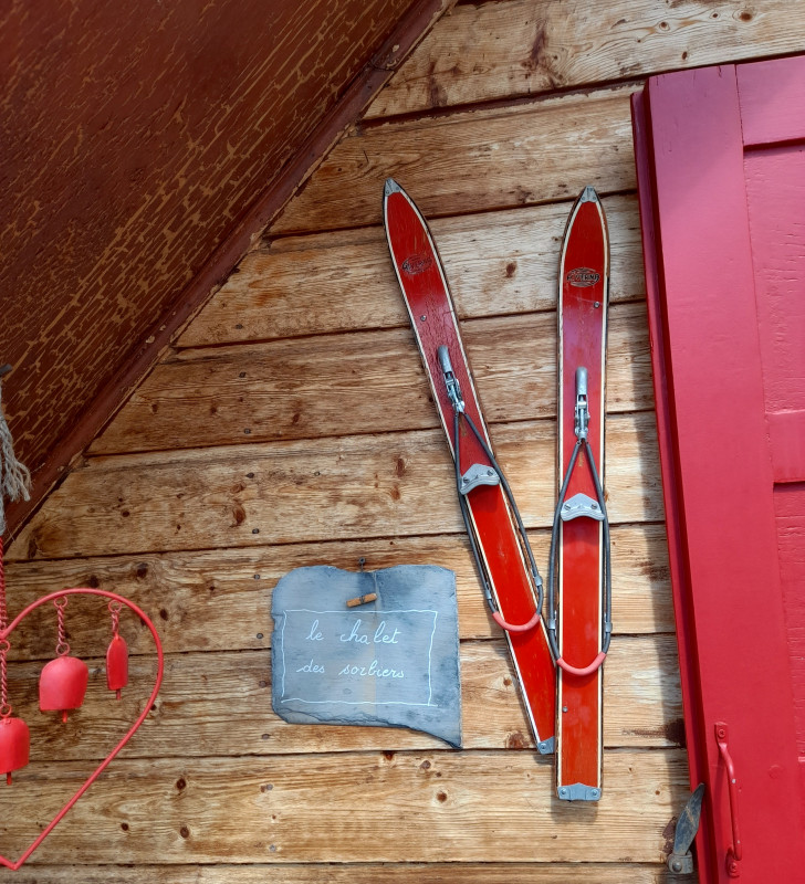 Décoration skis
