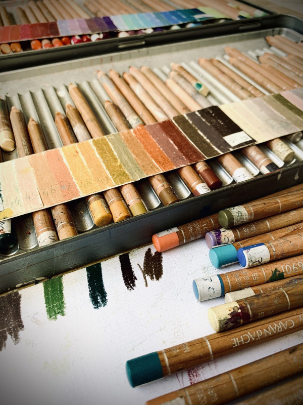 Croquis, dessin, peinture à l'Art Gallery Clairefontaine_Autrans-Méaudre en Vercors