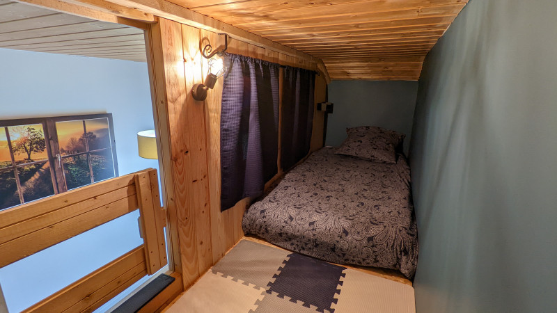 Lit cabane dans la chambre double Lit cabane dans la chambre double