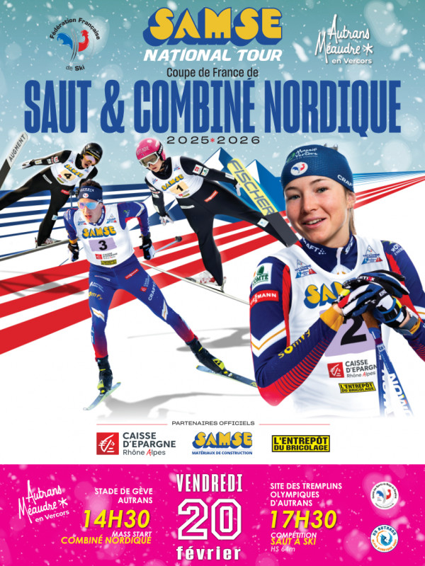 SAMSE NATIONAL TOUR - Coupe de France de Saut à ski & Combiné nordique_Autrans-Méaudre en Vercors - © US Autrans SAMSE NATIONAL TOUR - Coupe de France de Saut à ski & Combiné nordique_Autrans-Méaudre en Vercors