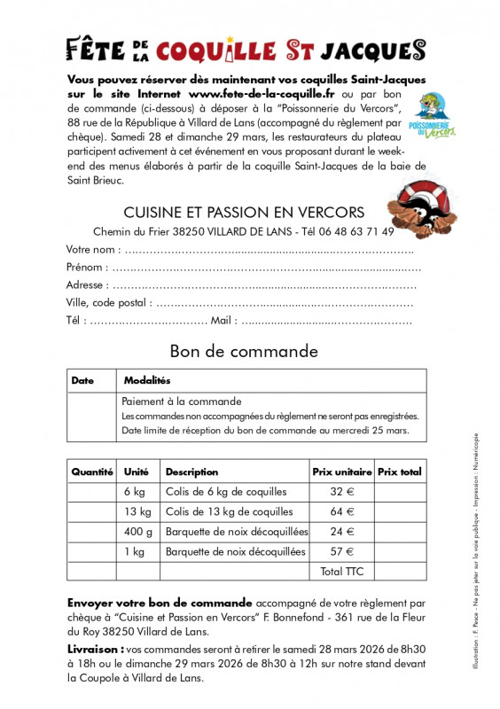 Fête de la Coquille Saint Jacques_Villard-de-Lans