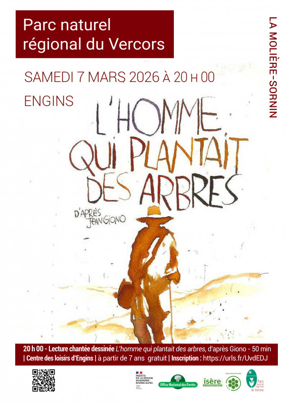 L'homme qui plantait des arbres - lecture dessinée et chantée_Engins