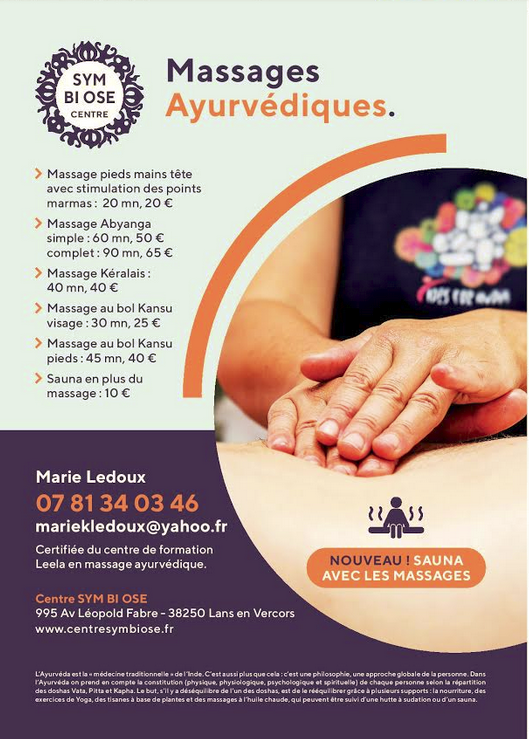 Massage ayurvédique avec Marie Ledoux