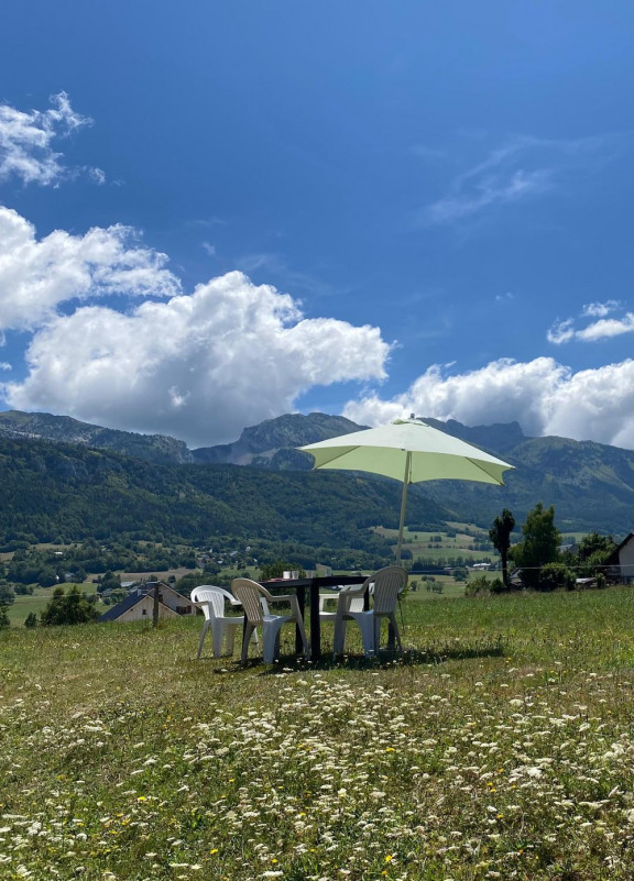 Vue imprenable en face du gîte !