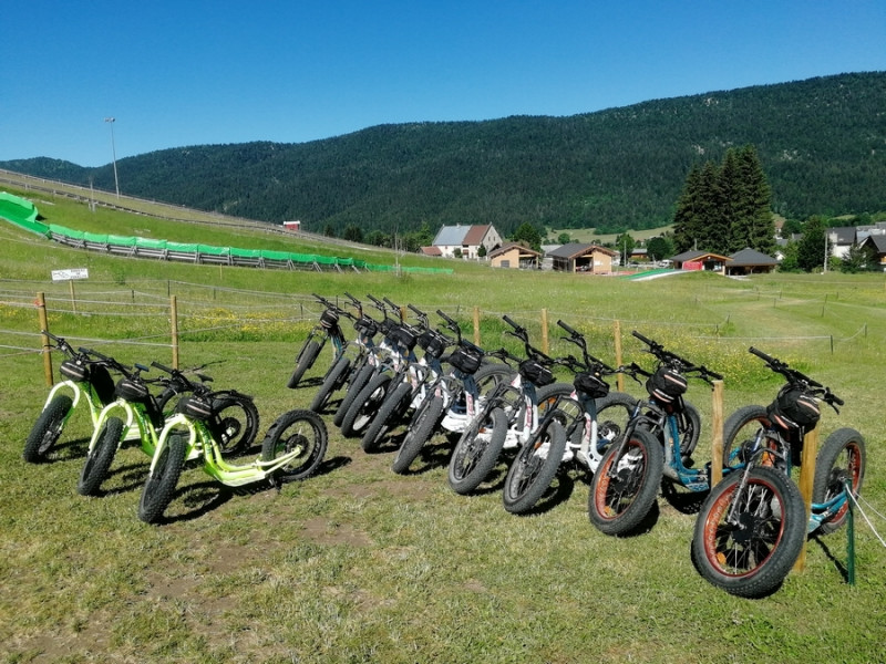 le parc de trottinettes
