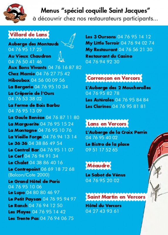 Fête de la Coquille Saint Jacques_Villard-de-Lans Fête de la Coquille Saint Jacques_Villard-de-Lans