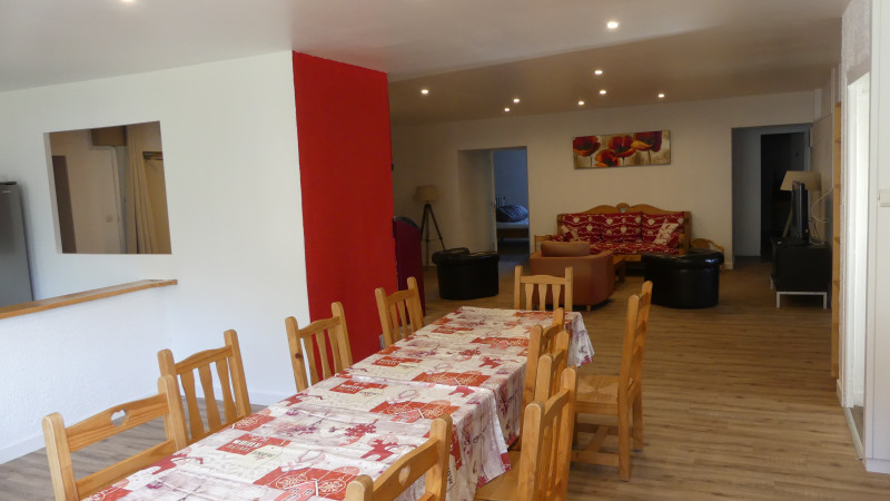 Salon et séjour du gîte