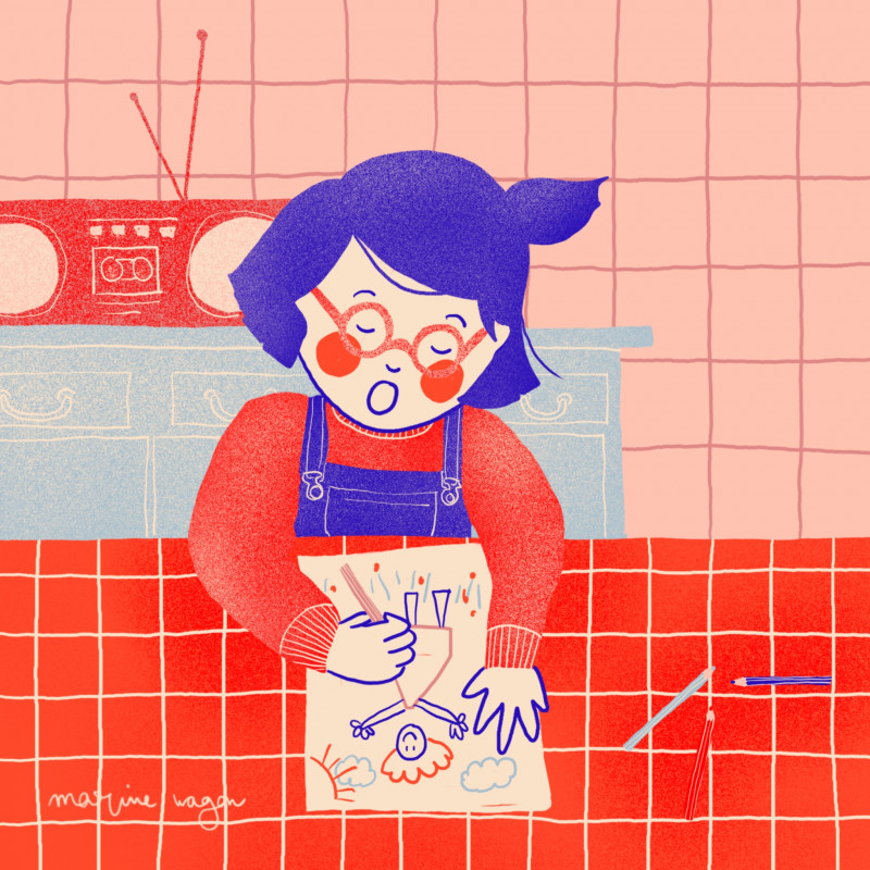 Exposition Souvenir d'enfance de Marine Wagon - Festival Voyages en Scène_Lans-en-Vercors