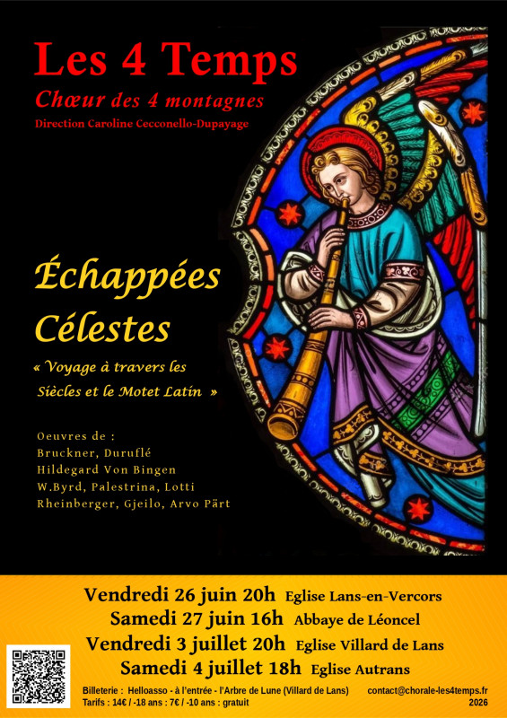 Concert - Chorale des 4 temps_Lans-en-Vercors