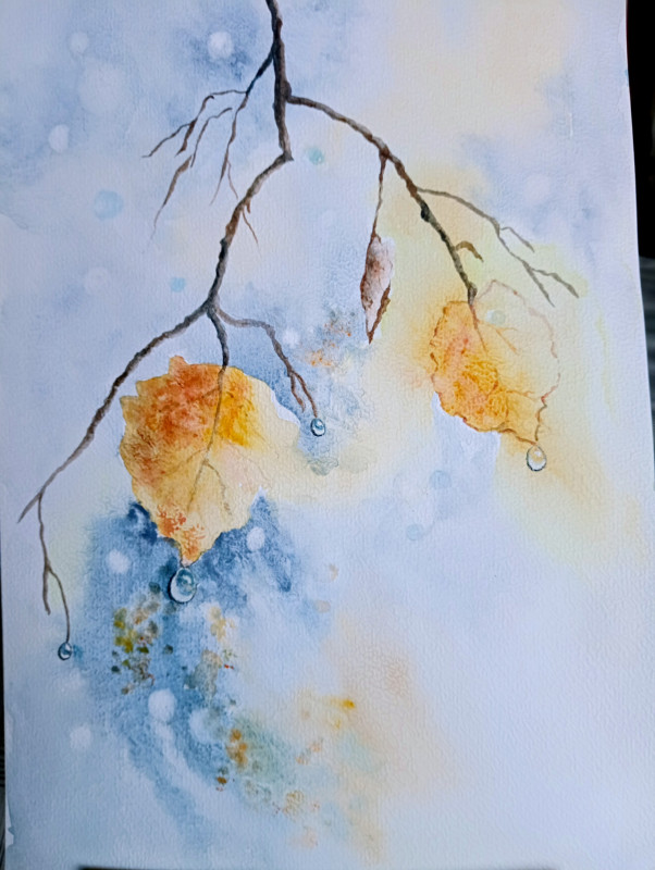 Aquarelle de l'Exposition de Nicole Jallifier-Verne Nicole - L'âme du Vercors au pinceau_Lans-en-Vercors