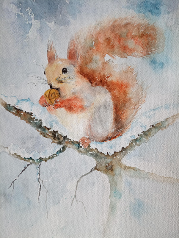 Aquarelle de l'Exposition de Nicole Jallifier-Verne Nicole - L'âme du Vercors au pinceau_Lans-en-Vercors