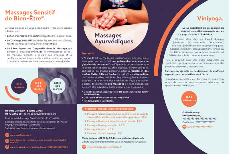 Massage sensitif avec Noémie Dewarin