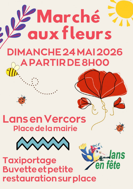 Marché aux fleurs_Lans-en-Vercors