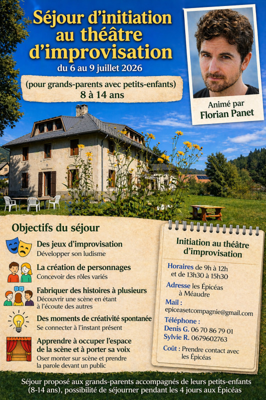 Séjour d'initiation au théâtre d'improvisation_Autrans-Méaudre en Vercors Séjour d'initiation au théâtre d'improvisation_Autrans-Méaudre en Vercors