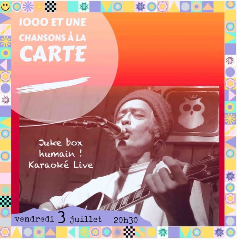 1000 et 1 chansons – Juke box Humain ! Karaoké live !_Engins