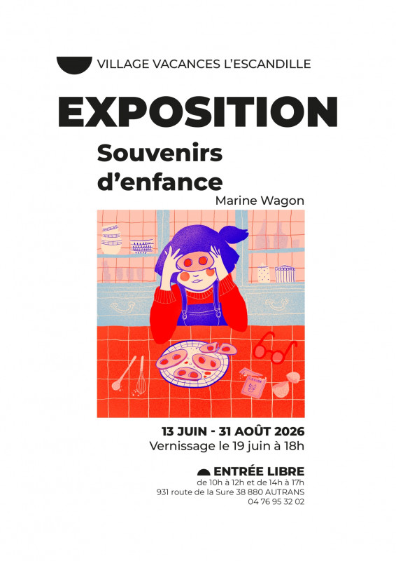 Souvenirs d'enfance - exposition de Marine Wagon_Autrans-Méaudre en Vercors