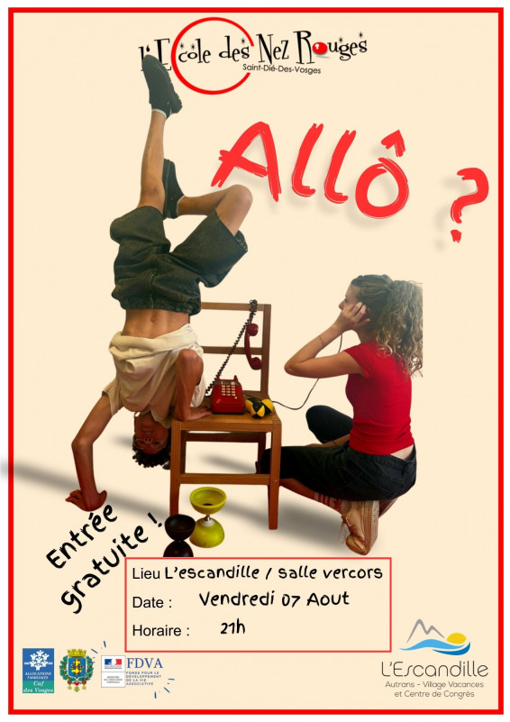 Spectacle de cirque : la compagnie des nez rouges_Autrans-Méaudre en Vercors