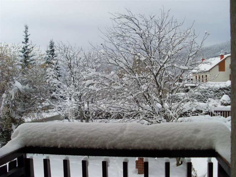Vue du balcon d'une chambre