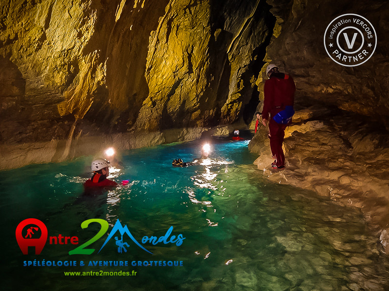 Antre 2 Mondes, Spéléologie Vercors