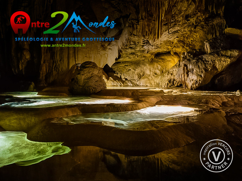 Antre 2 Mondes, Spéléologie Vercors