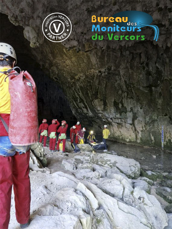 Spéléo avec le Bureau des Moniteurs du Vercors