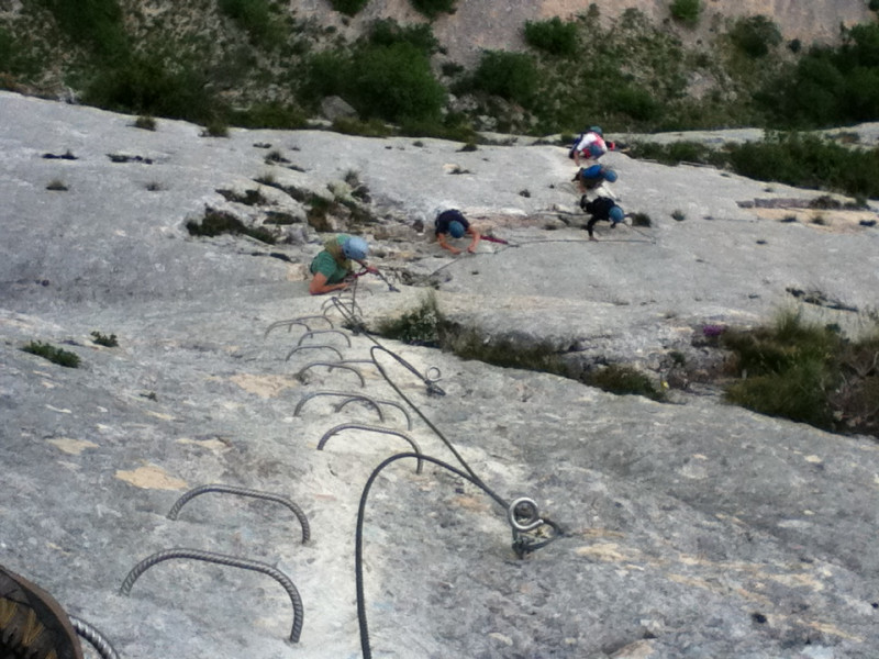 Via Corda Saint Martin Via Ferrata Rousset - © Bureau des Guides Via Corda Saint Martin Via Ferrata Rousset