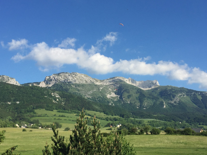 Vue panoramique depuis le chalet Vue panoramique depuis le chalet