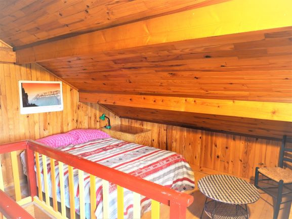 la mezzanine donnant sur le séjour