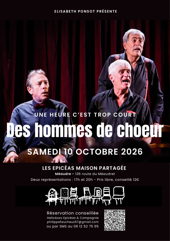 Concert Des hommes de choeur_Autrans-Méaudre en Vercors