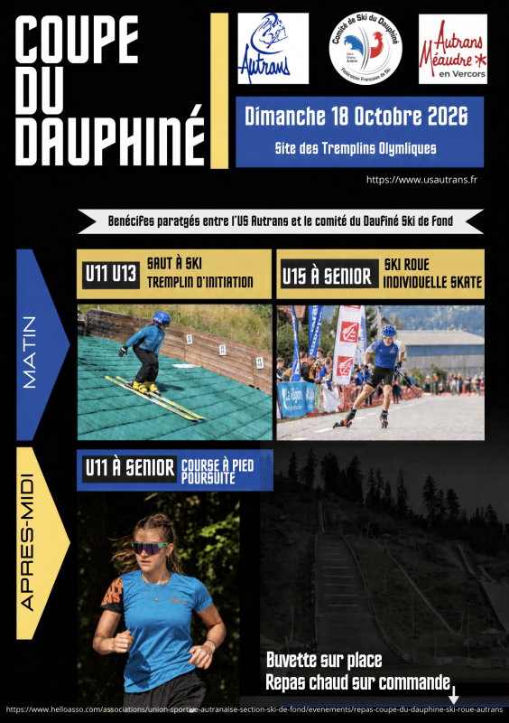 Coupe du Dauphiné - compétition ski roue et course à pied_Autrans-Méaudre en Vercors