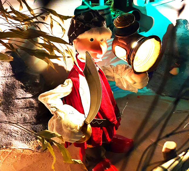 Scène pirate à la Magie des Automates - © La Magie des Automates Scène pirate à la Magie des Automates
