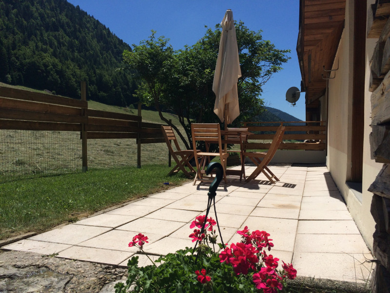 La terrasse l'été