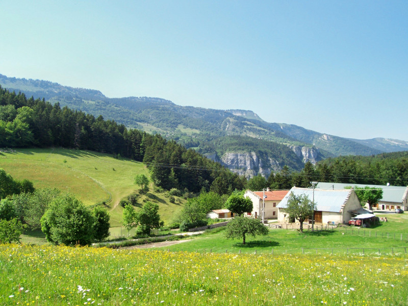 Vue paysagère depuis le gîte